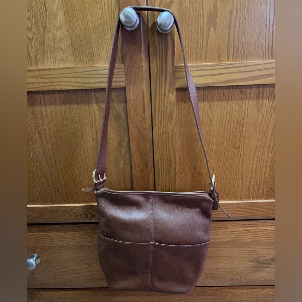 Coach leather crossbody purse